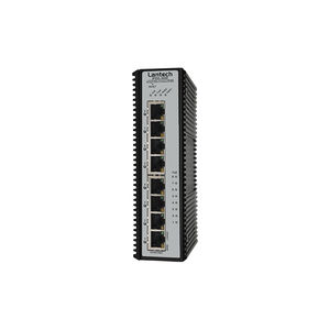 managed network switch / 8 ports / gigabit Ethernet / DIN rail
