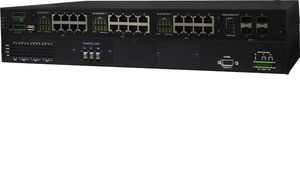 managed network switch / 24 ports / PoE