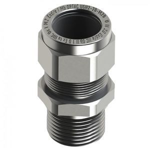 nickel-plated brass cable gland / stainless steel / IP66 / IP68