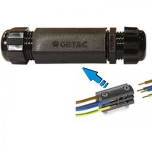 round tube connector / plastic