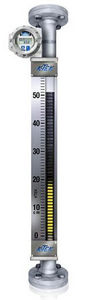 liquid level indicator / magnetic / direct-reading / stainless steel
