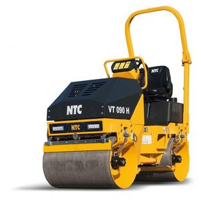 tandem road roller / articulated / vibrating