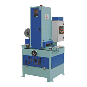 flat grinding machine / for tubes / for metal sheets / PLC-controlled