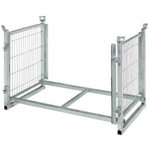 metal pallet box / transport / folding