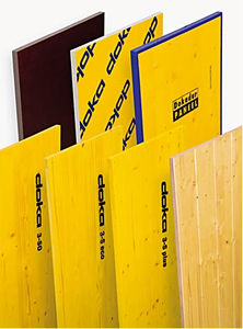 PVC foam core sandwich panel / plywood facing / for formwork