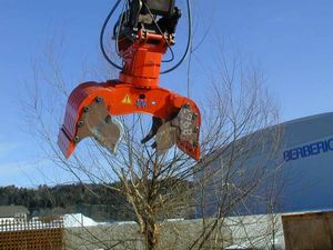 excavator demolition grapple