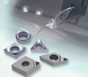 turning cutting insert / CBN / for aluminum