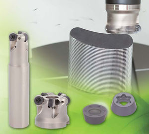 milling cutting insert / carbide / round