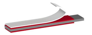 double-sided adhesive tape / PVC / for logistics / foam