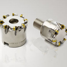insert milling cutter / roughing / semi-finishing / copying