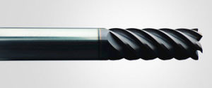 end mill milling cutter / solid carbide / high-performance / Weldon