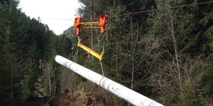 carriage / motorized / for cable transport