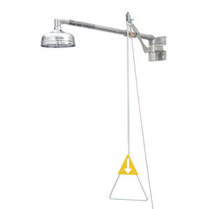 wall-mounted shower