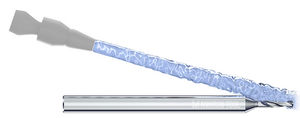 solid drill bit / for cast iron / for aluminum / for steel