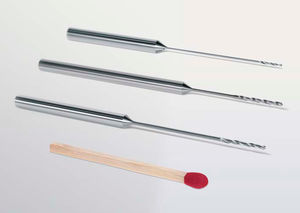 solid drill bit / for steel / carbide / deep hole