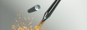 end mill milling cutter / solid / finishing / tungsten carbide