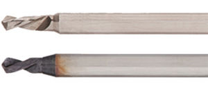 solid drill bit / for aluminum / carbide / coated