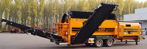 rotary screener / for bulk materials / construction / process