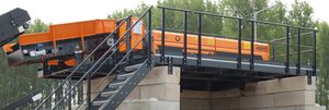 bulk material screener / construction / process / compact