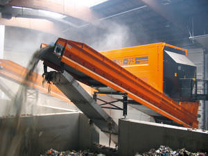 drum screener / for bulk materials / for recycling