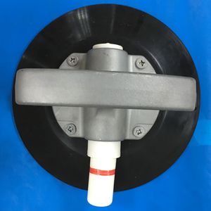circular suction cup / with pump / for the automotive industry / with metal handle