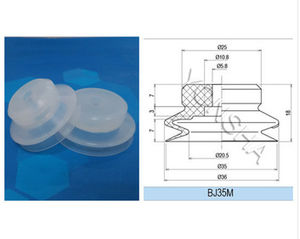 bellows vacuum pad / silicone / multi-function
