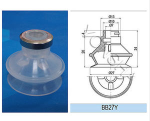 bellows suction cup / silicone / lifting