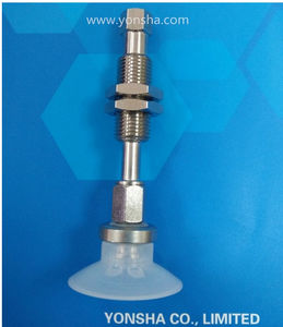 circular vacuum suction cup / rubber / silicone / lifting