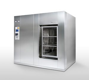 process autoclave / front-loading / for the pharmaceutical industry