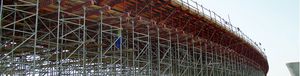 modular scaffolding tower / facade