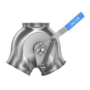 plug valve / manual / blocking / symmetrical