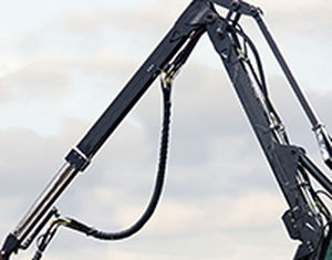 forestry harvester crane