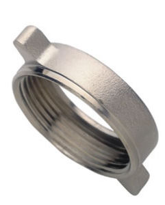 butterfly locknut / nickel-plated brass