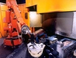robotic pouring cell / foundry / for cast parts