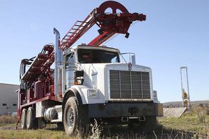 multi-function drilling rig / truck-mounted / double rotary head / hydraulic