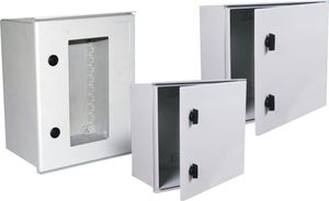 fiberglass enclosure / polyester / glass door
