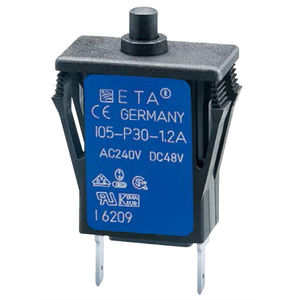 thermal circuit breaker / single-pole / manual reset