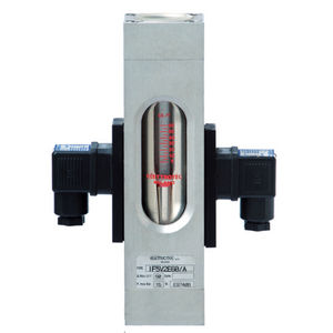 adjustable piston flow switch / for liquids / stainless steel / brass