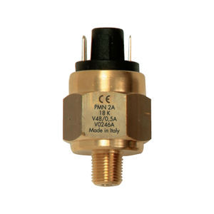 piston pressure switch / diaphragm / adjustable / stainless steel