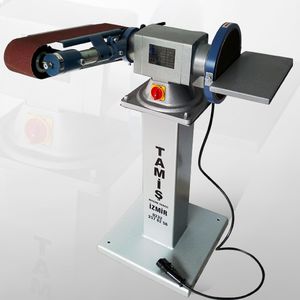 surface grinding machine / for metal sheets / manually-controlled