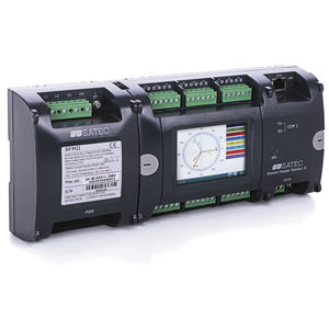 three-phase electric energy meter / DIN rail / panel-mount / RS-485