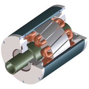 three-phase alternator / permanent magnet / multipole / for wind turbines