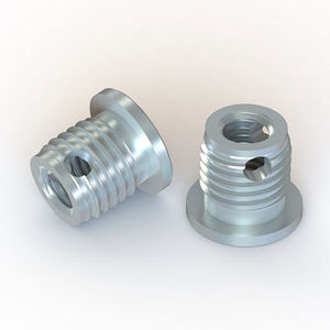 self-tapping insert / threaded / brass / steel