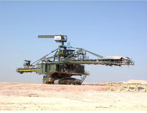 belt conveyor / mobile / horizontal
