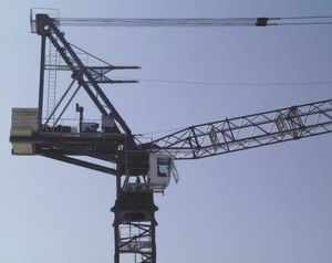 fixed crane / luffing jib / folding / tower