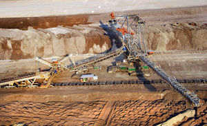 belt conveyor / for the mining industry / for the recycling industry / for bulk materials