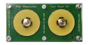 piezoelectric motor with built-in electronics