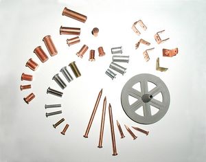 threaded stud / steel / butt weld