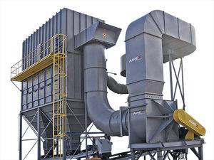 bag dust collector / pulse-jet backflow / self-cleaning / industrial