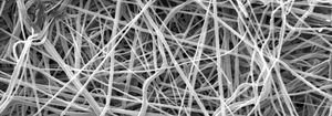 polyester filter medium / fiber / air / high-efficiency